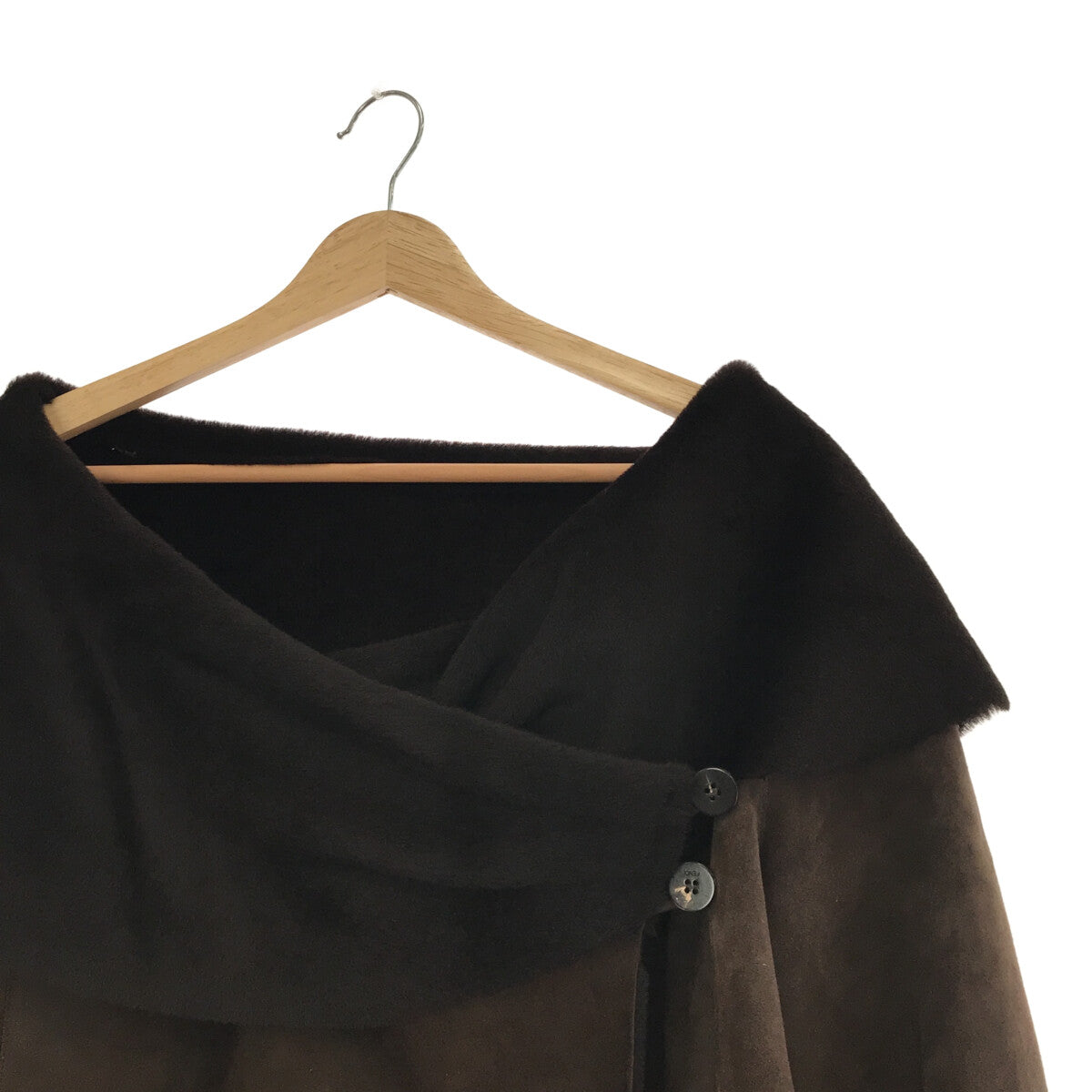 FENDI | Double leather coat | 40 | Dark brown | Women's