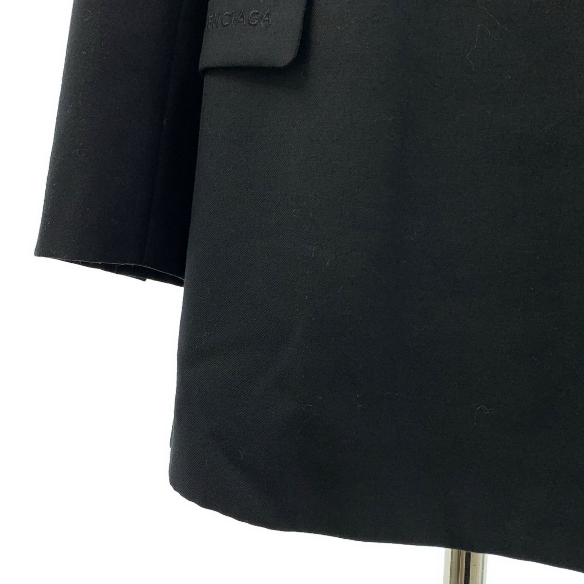 BALENCIAGA | 標誌紐扣單排扣修身外套 / 全襯裡 | 尺寸 34 | 女款