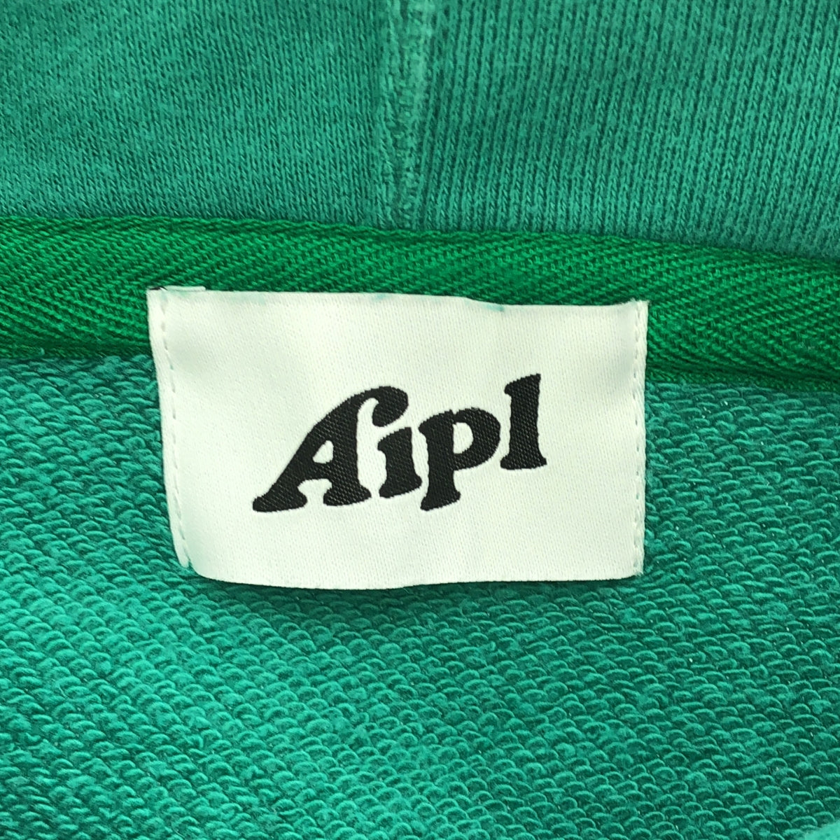 AIPL / Aple | AIPL / Aple 在過去的生活中回答 / 徽標運動連帽衫 | M |綠色 |男士