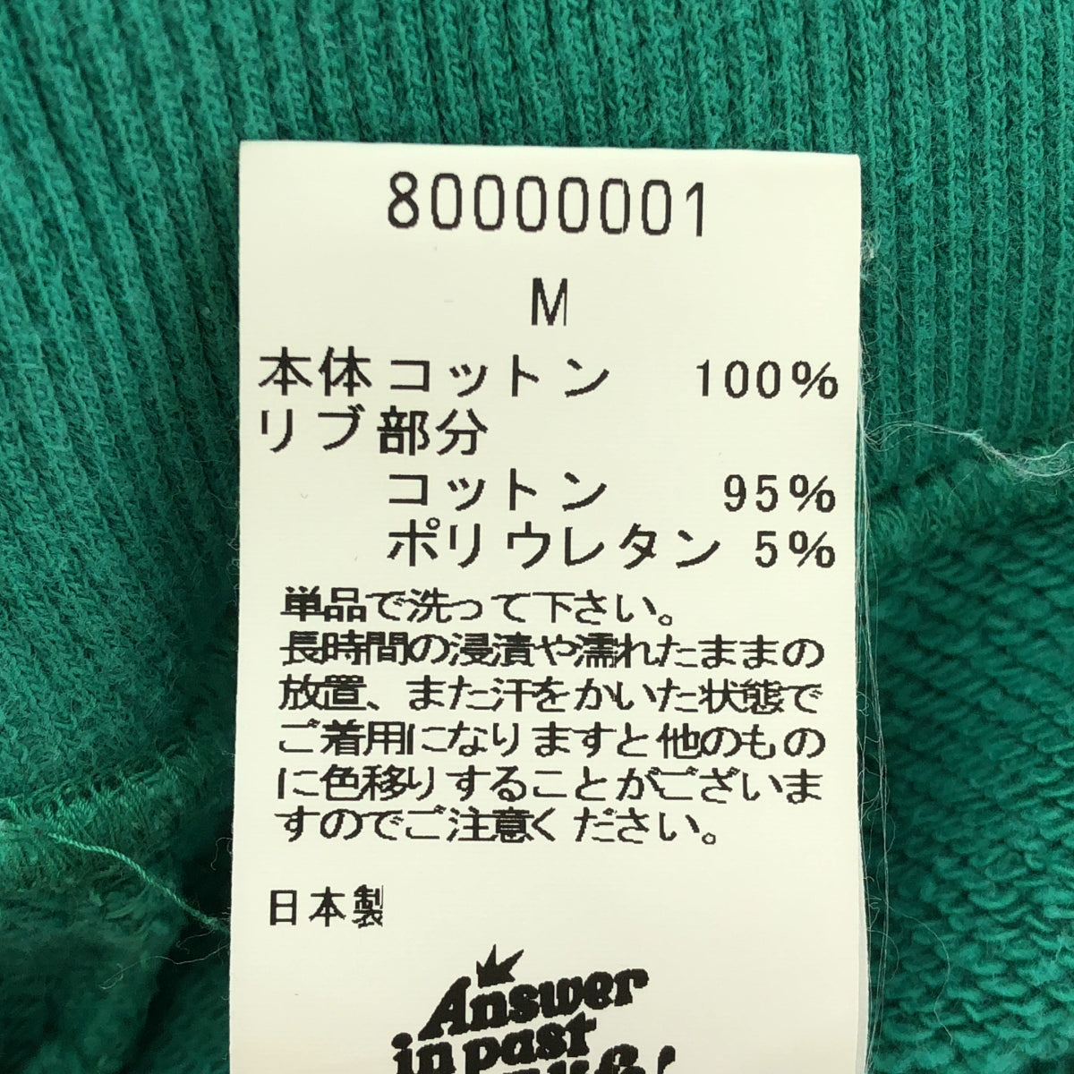 AIPL / エイプル | AIPL / エイプル Answer in Past Life / ロゴ スウェット フーディ | M | グリーン | メンズ