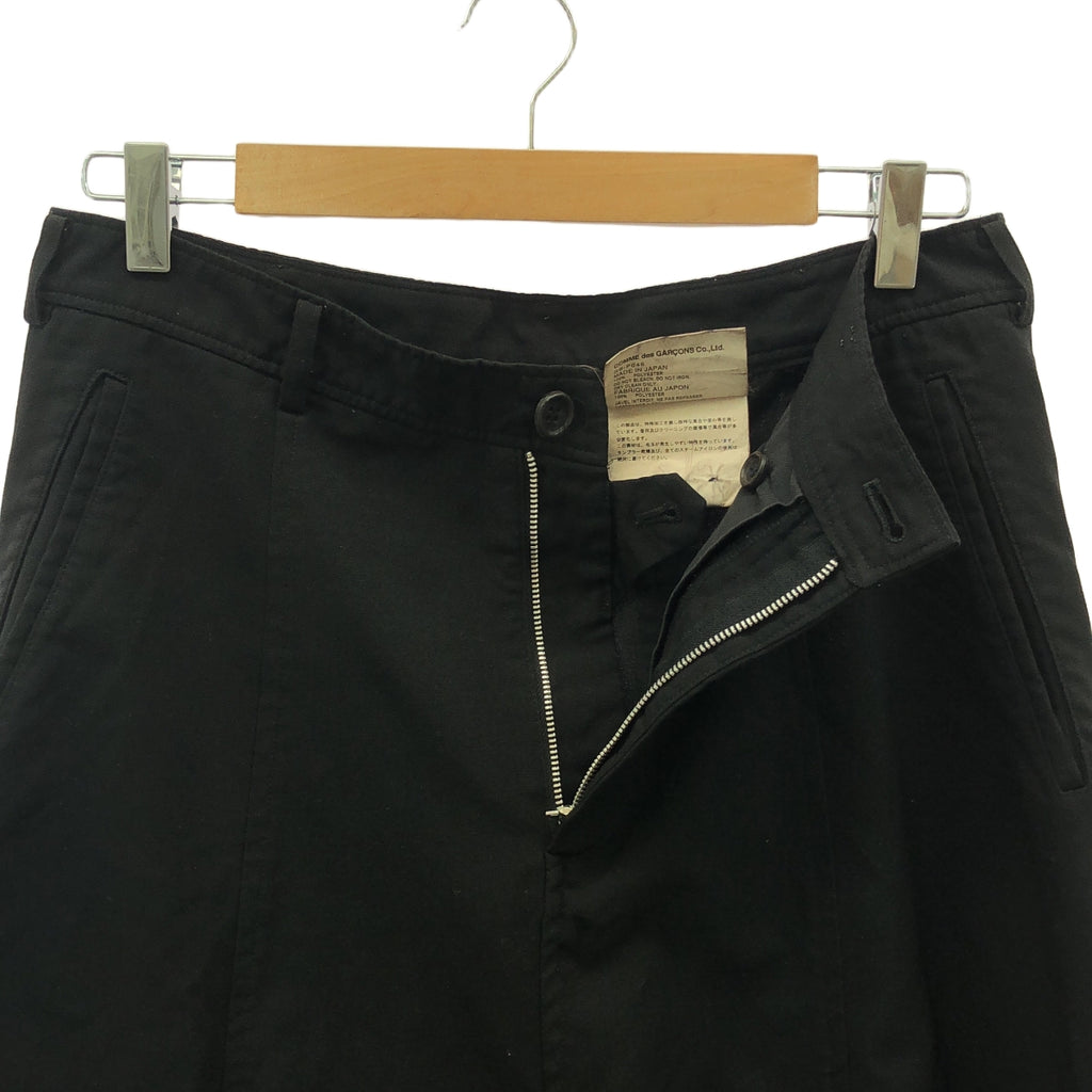 COMME des GARCONS | 2008AW |特殊加工薩魯埃爾褲| S |黑色 |女性的