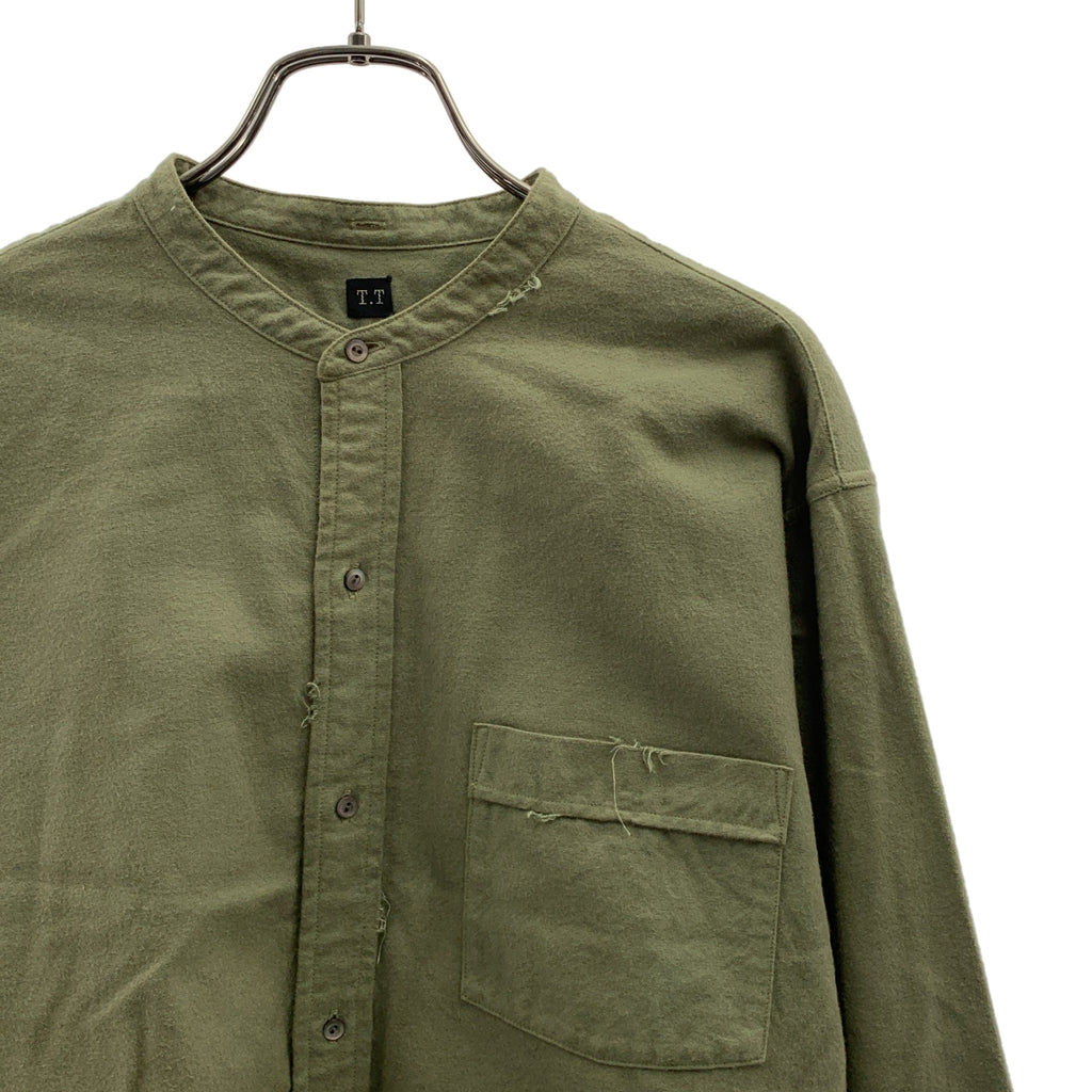 TAIGA TAKAHASHI / タイガタカハシ | Lot.104 Band Collar Shirt / バンドカラー シャツ | 15 | メンズ
