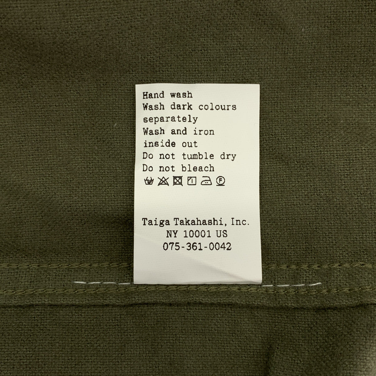 TAIGA TAKAHASHI / タイガタカハシ | Lot.104 Band Collar Shirt / バンドカラー シャツ | 15 | メンズ