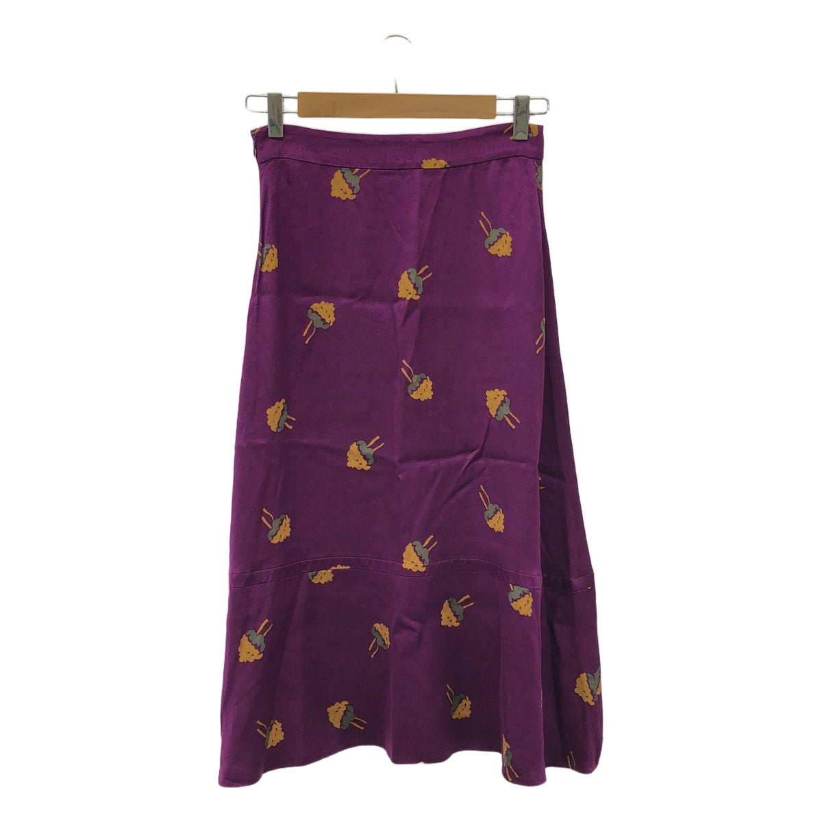 APC / 아페이세 | 레이온 총 무늬 스커트 | 34 | 퍼플 시스템 | 여성