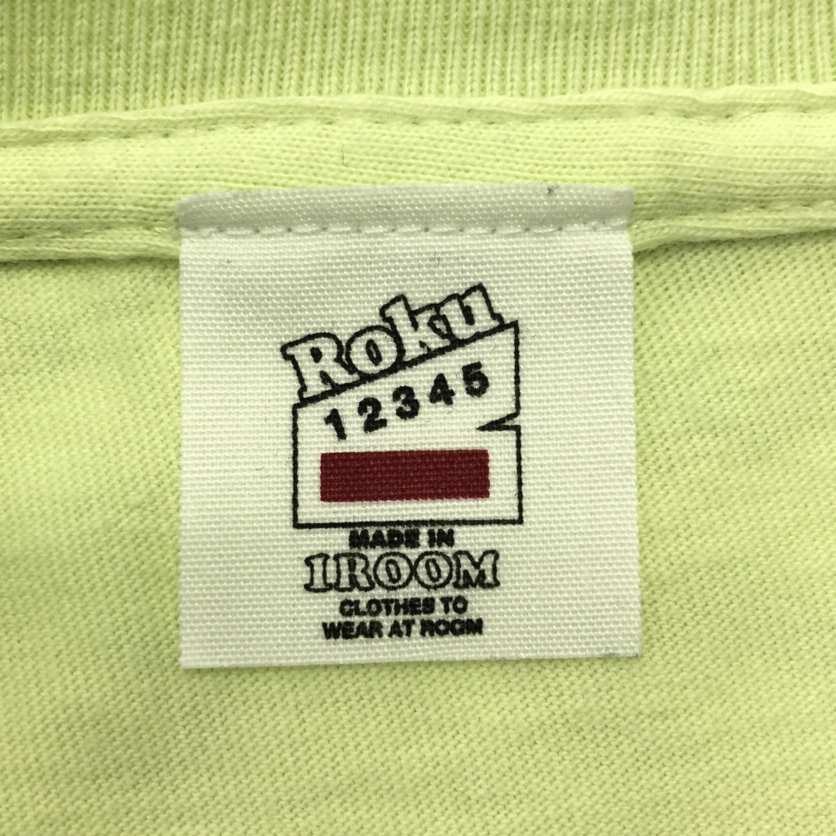 6(ROKU) / 록 | 2025SS | ROKU LESS AND MORE 롱 슬리브 T셔츠 | L |