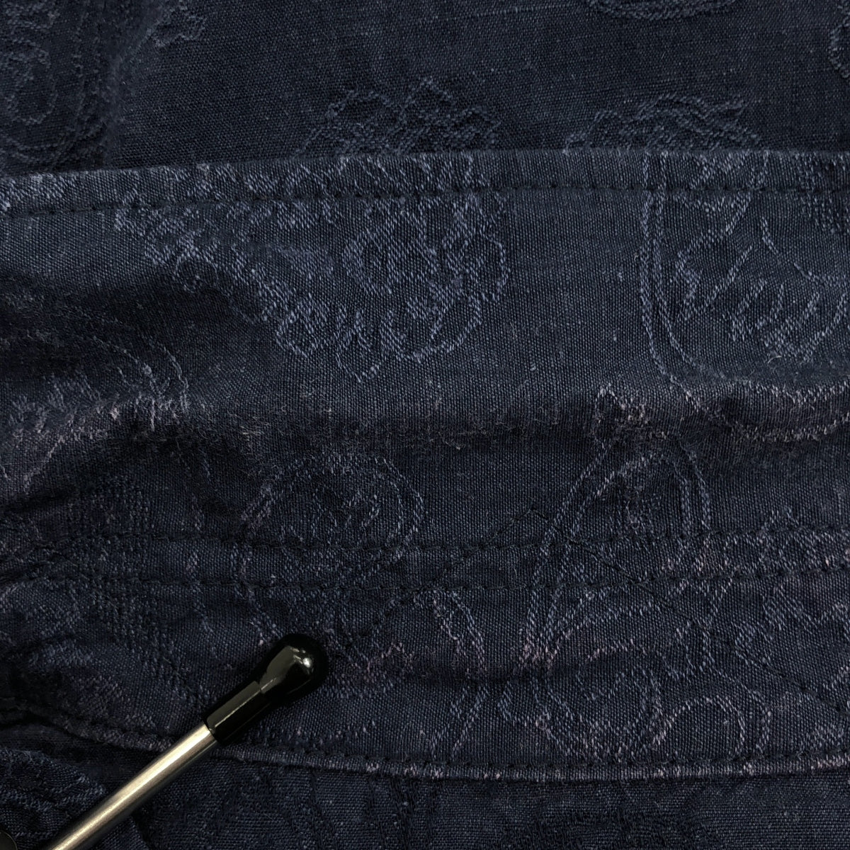 Engineered Garments / 엔지니어드 가멘츠 | CAMP SHIRT PAISLEY 페이즐리 자가드 캠프 셔츠 | S | 네이비 | 남성