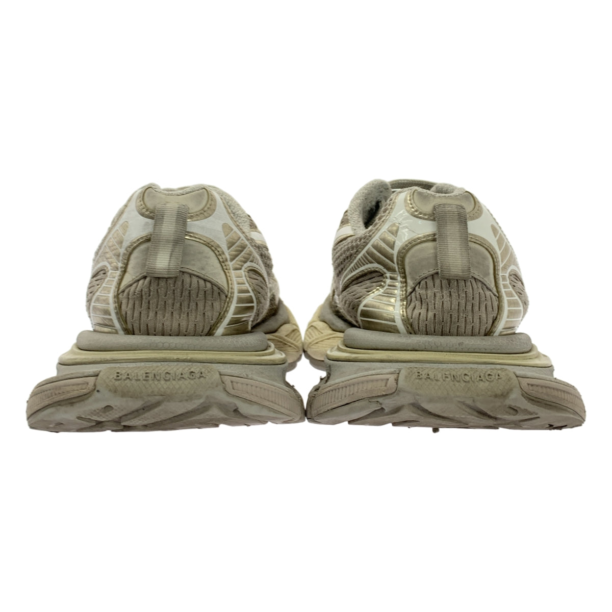 BALENCIAGA / バレンシアガ | 3XL ユーズド加工 ローカットスニーカー | 28.5 | グレー | メンズ