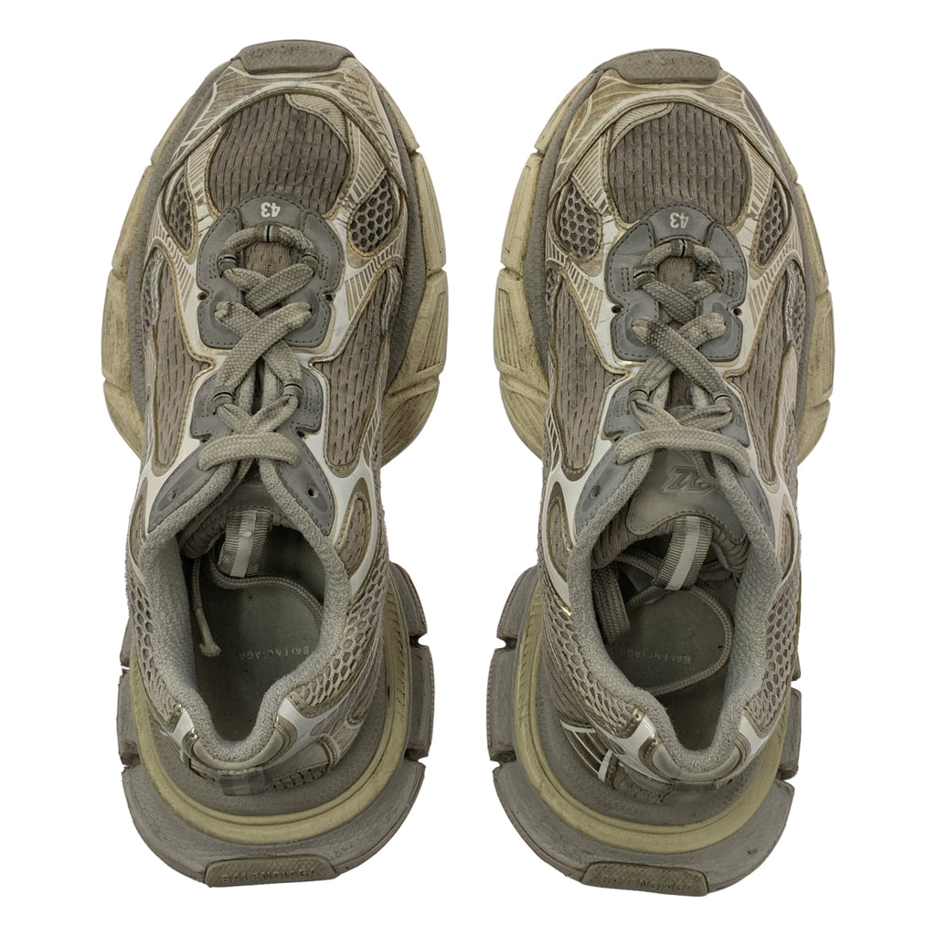 BALENCIAGA / 발렌시아가 | 3XL 유즈드 가공 로우 컷 스니커즈 | 28.5 | 그레이 | 남성