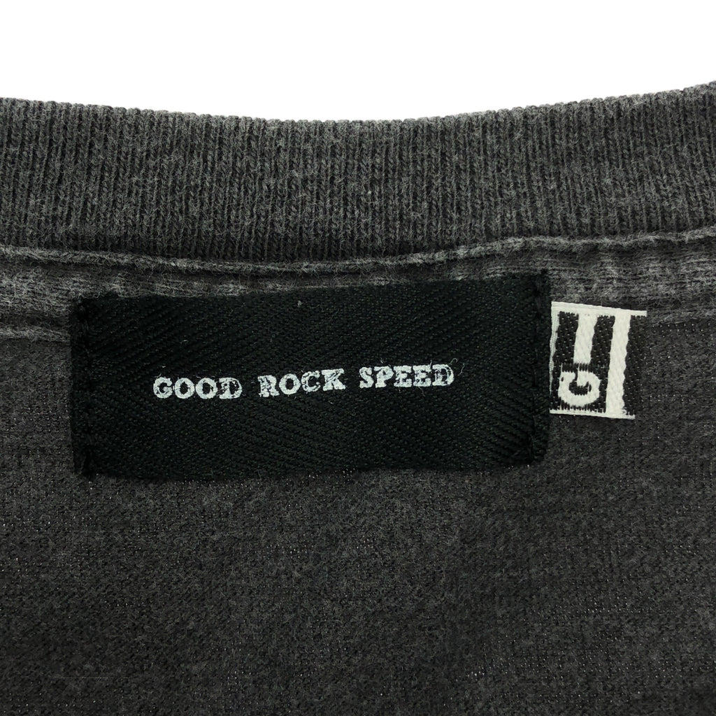 GOOD ROCK SPEED / 굿 록 스피드 | NIRVANA / 니르바나 빈티지 가공 양면 프린트 T 셔츠 컷소우 | F |