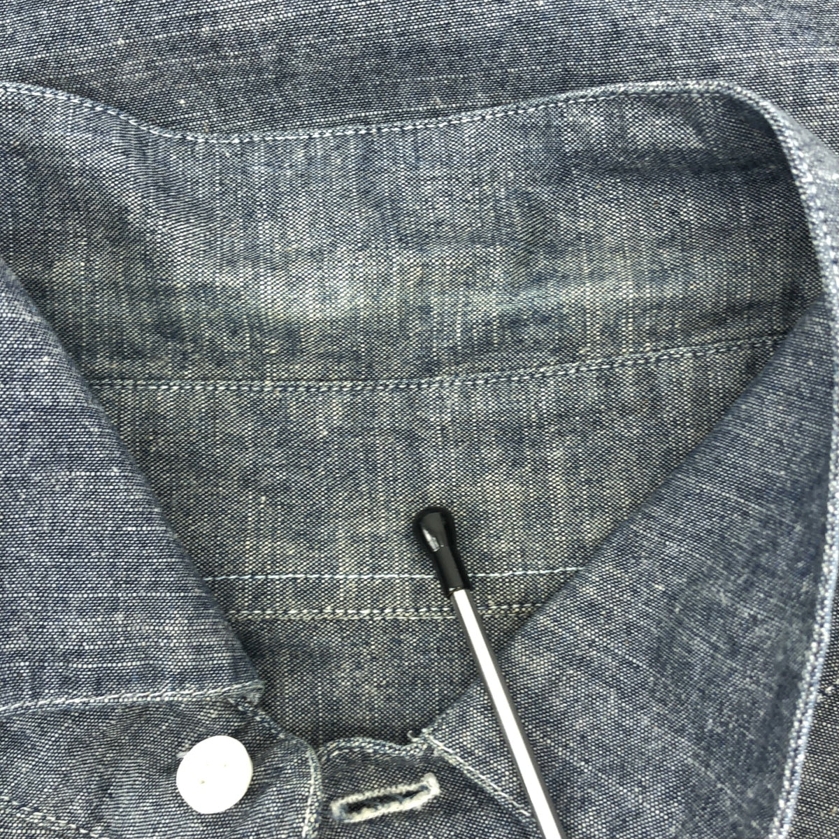 Hawkwood Mercantile | Rigger 襯衫棉質 Ringer Chambray 襯衫 | S | 藍色 | 男款