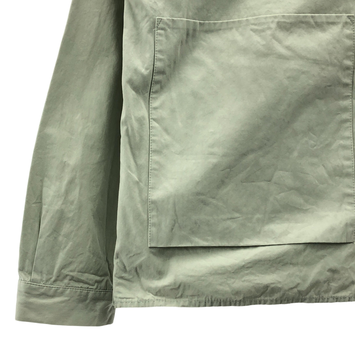TOOGOOD / トゥーグッド | THE LOCKSMITH SHIRT PLAIN COTTON SILK ザロックスミスシャツ スタンドカラー コットンシルク | 4 | CELADON / ミントグリーン系 | メンズ