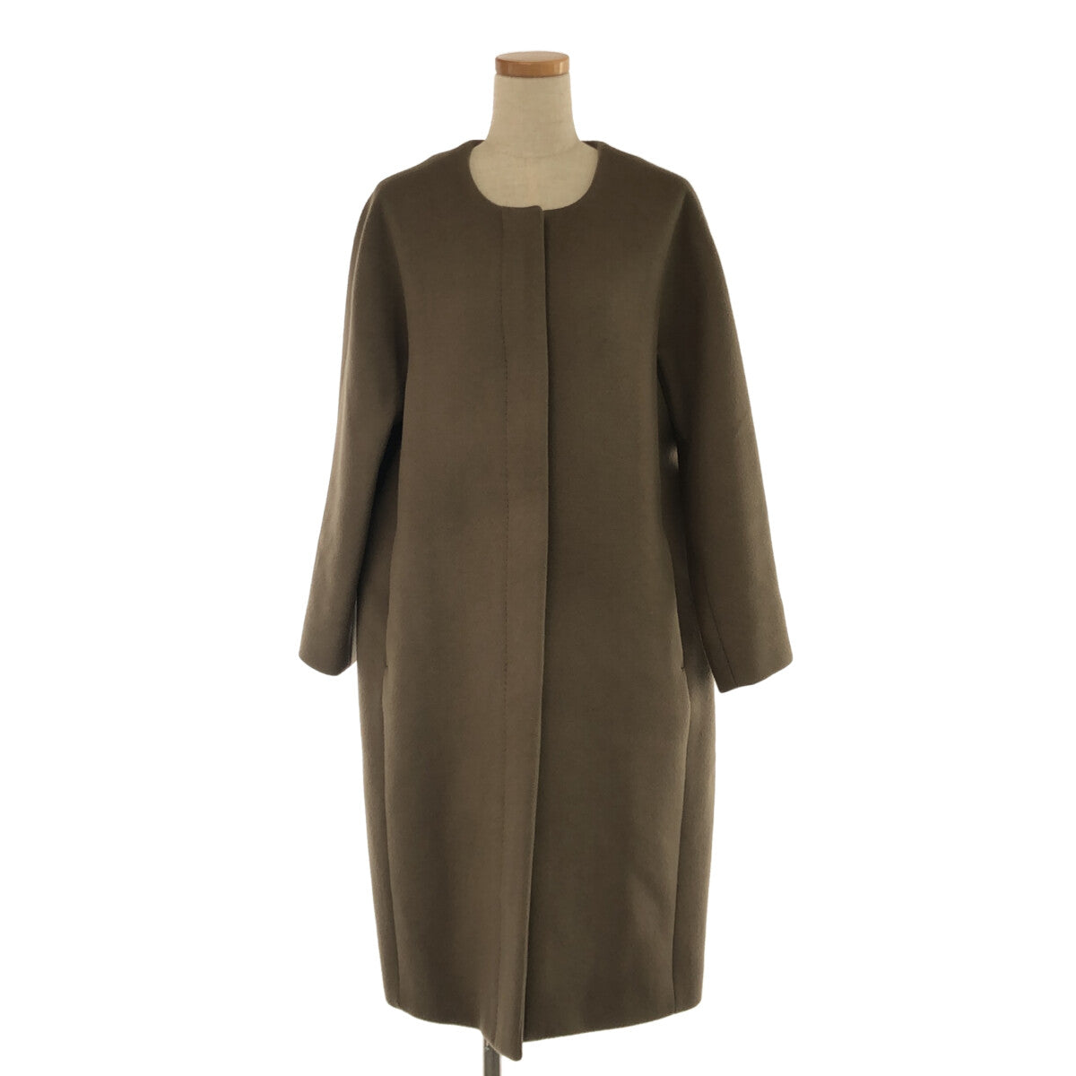 Muse Deuxieme Classe / 두지엠 클래스 | 더블 크로스 노 컬러 코트 | F | 브라운 | 여성