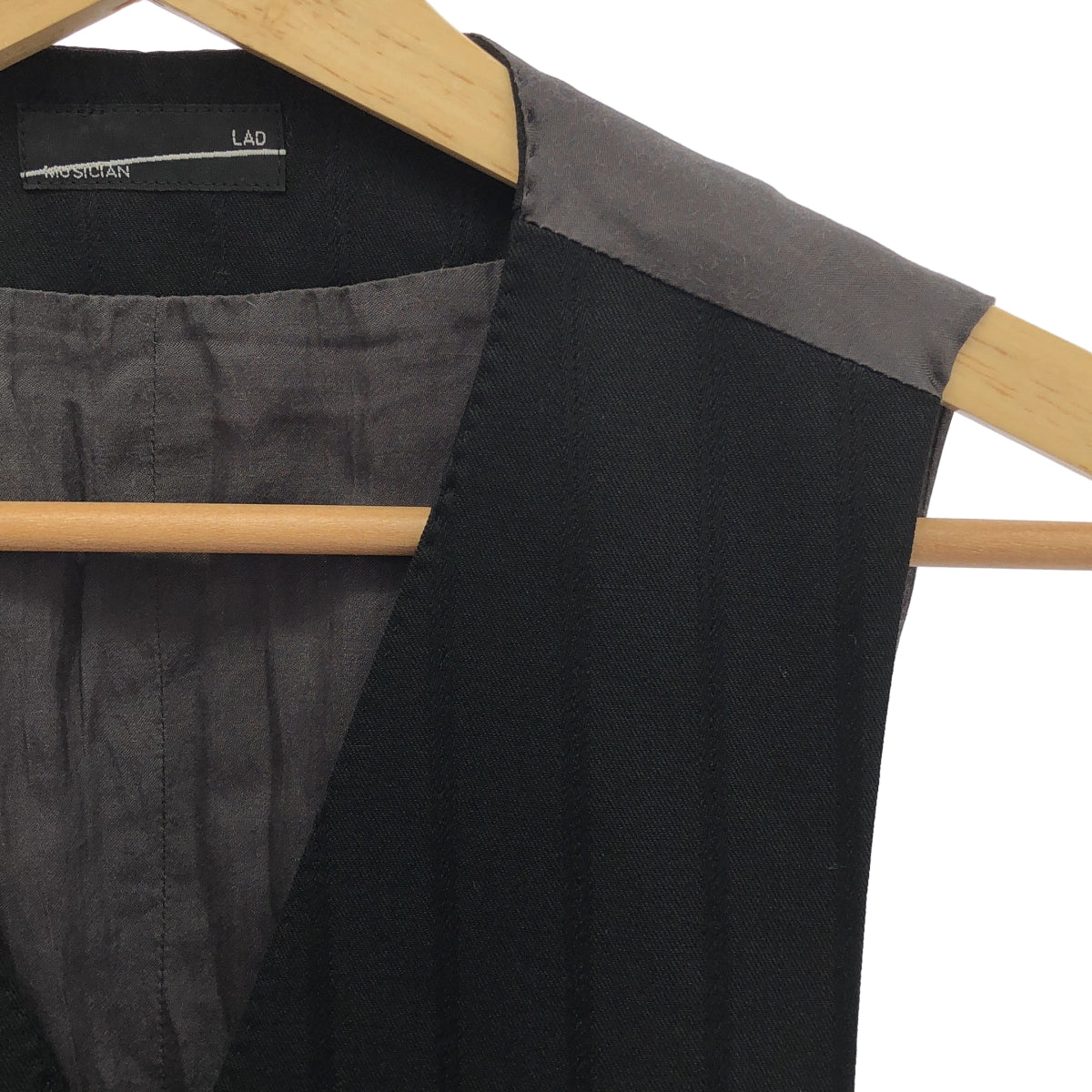 LAD MUSICIAN / ラッドミュージシャン | カシミヤブレンド ジレ ベスト / 総裏地 | 42 |