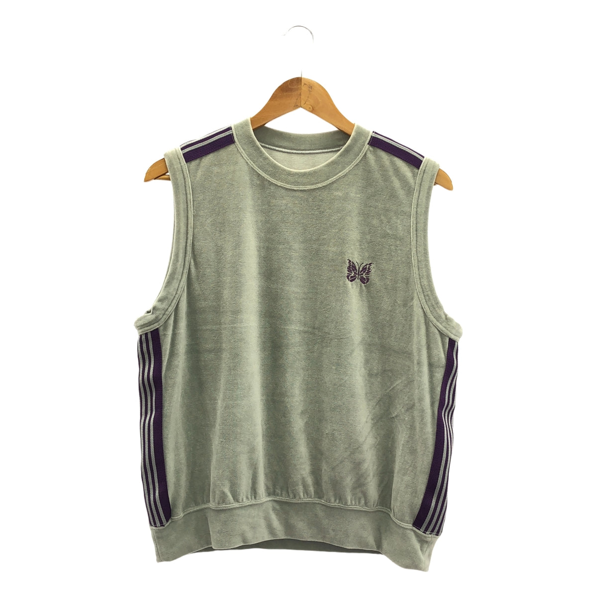 Needles　SLEEVELESS TRACK CREW NECK SHIRT Needles SLEEVELESS TRACK CREW NECK SHIRT | brandselect