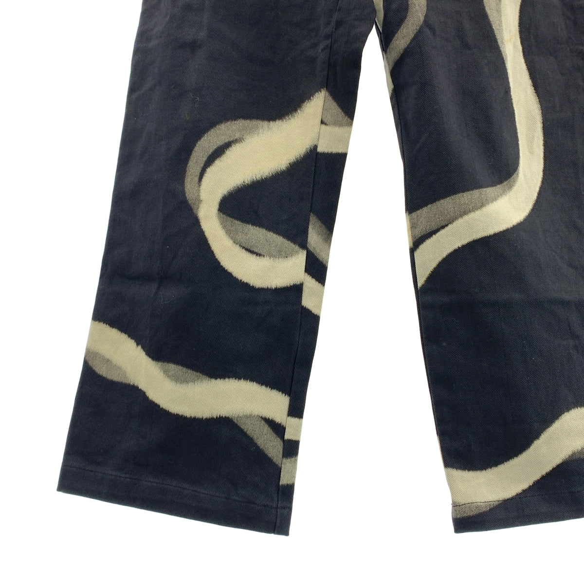 SUKU HOME / 스쿠 홈 | 총 무늬 와이드 데님 팬츠 | M | 여성