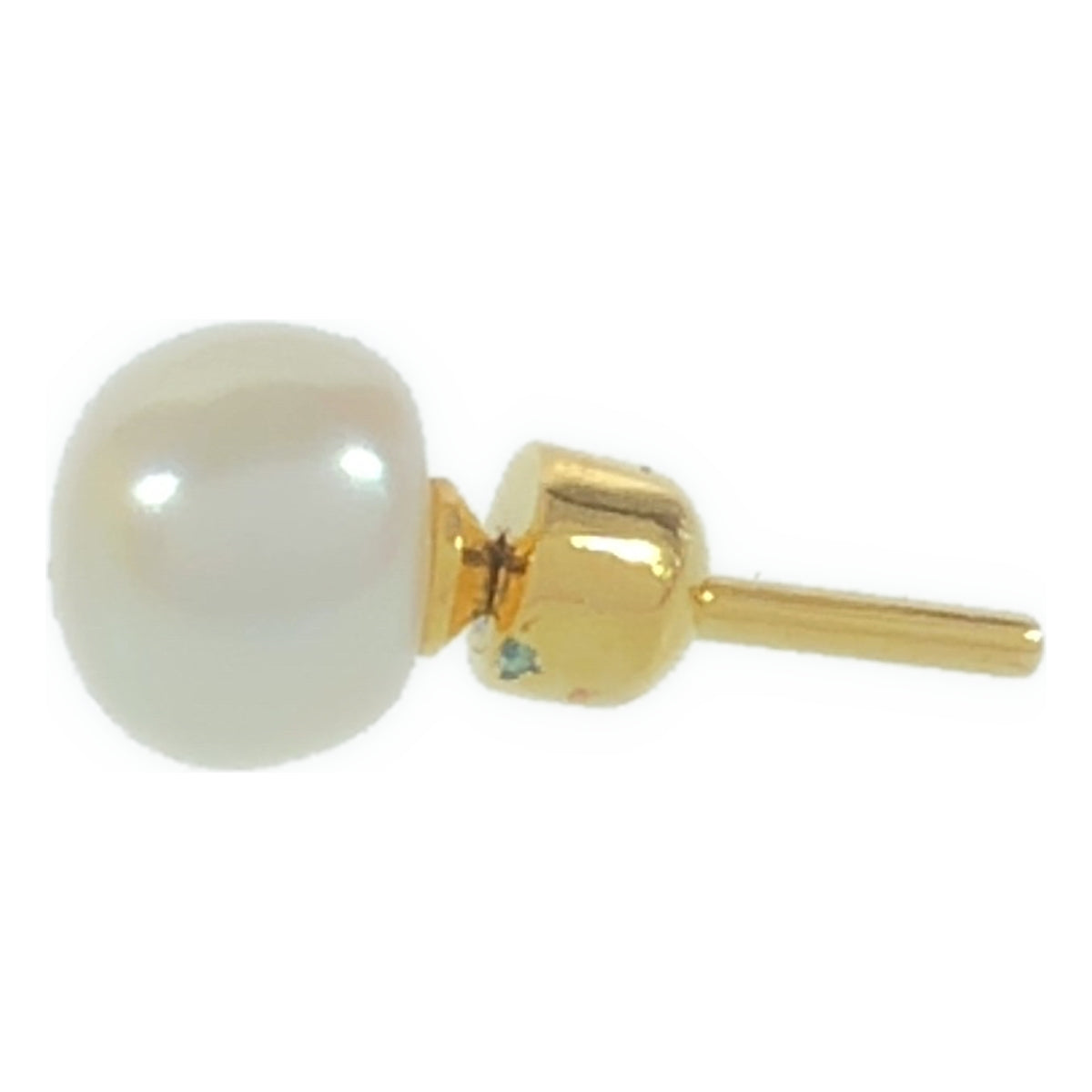 MARIA BLACK | Silver 925 pearl stud earrings (single ear) |