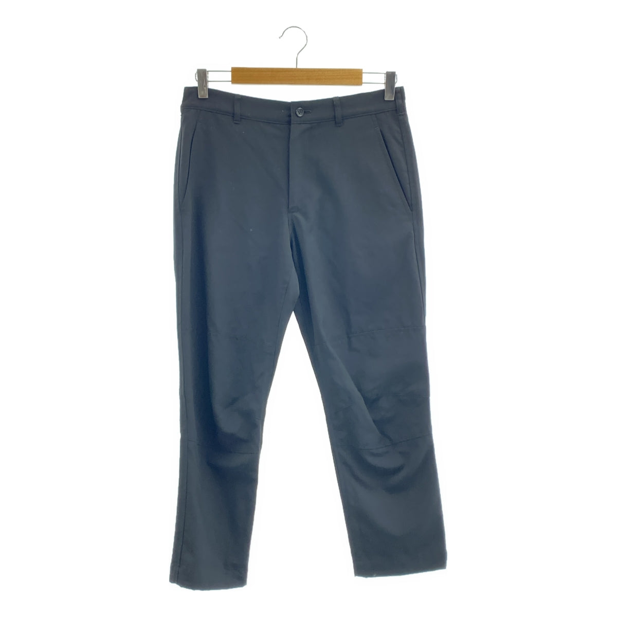 [狀況極佳] COMME des GARÇONS | 2015 秋冬 | 羊毛貼佈休閒褲 | S碼 | 黑色 | 女款