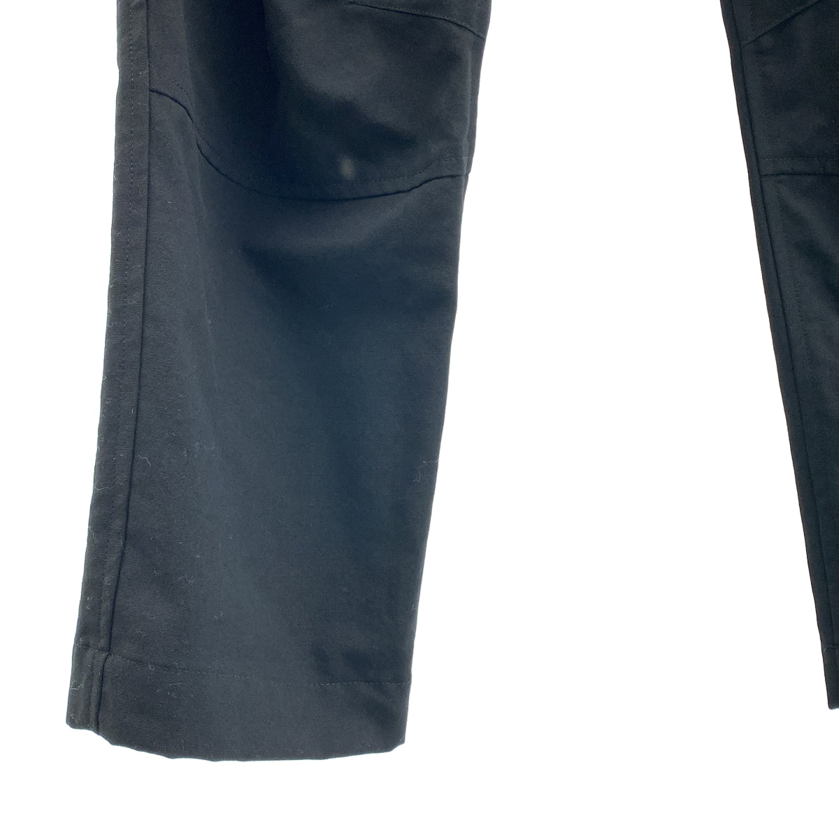 [狀況極佳] COMME des GARÇONS | 2015 秋冬 | 羊毛貼佈休閒褲 | S碼 | 黑色 | 女款