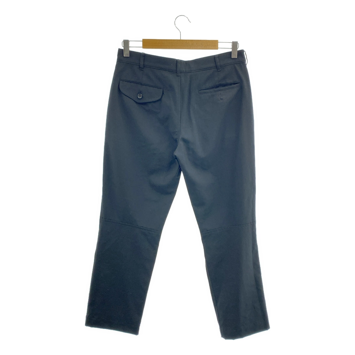 [狀況極佳] COMME des GARÇONS | 2015 秋冬 | 羊毛貼佈休閒褲 | S碼 | 黑色 | 女款