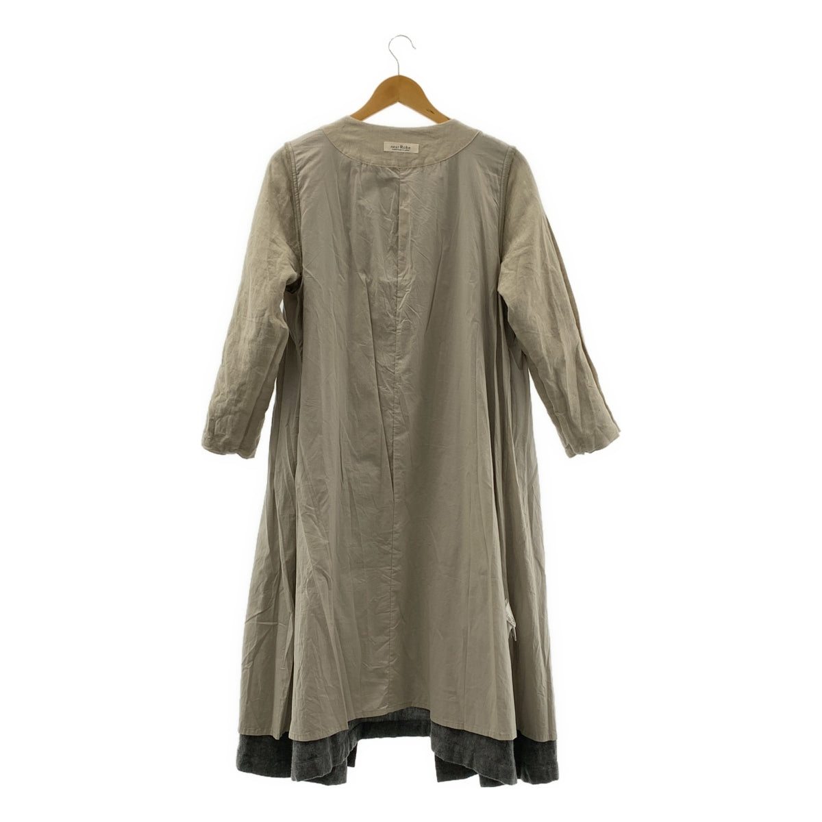 nest robe / 네스트 로브 | 오버 실루엣 포켓이있는 노 컬러 코트 / 총 안감 | F | 여성