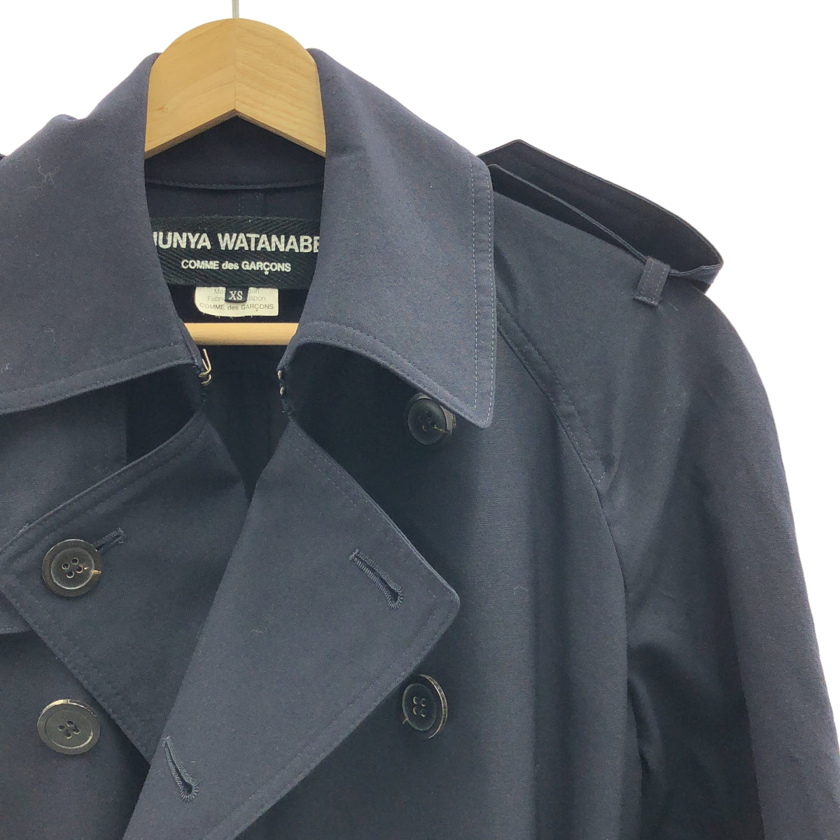 JUNYA WATANABE COMME des GARÇONS / Junya Watanabe | 2011 秋冬 | 雪紡拼接褶飾風衣洋裝 | XS | 女款