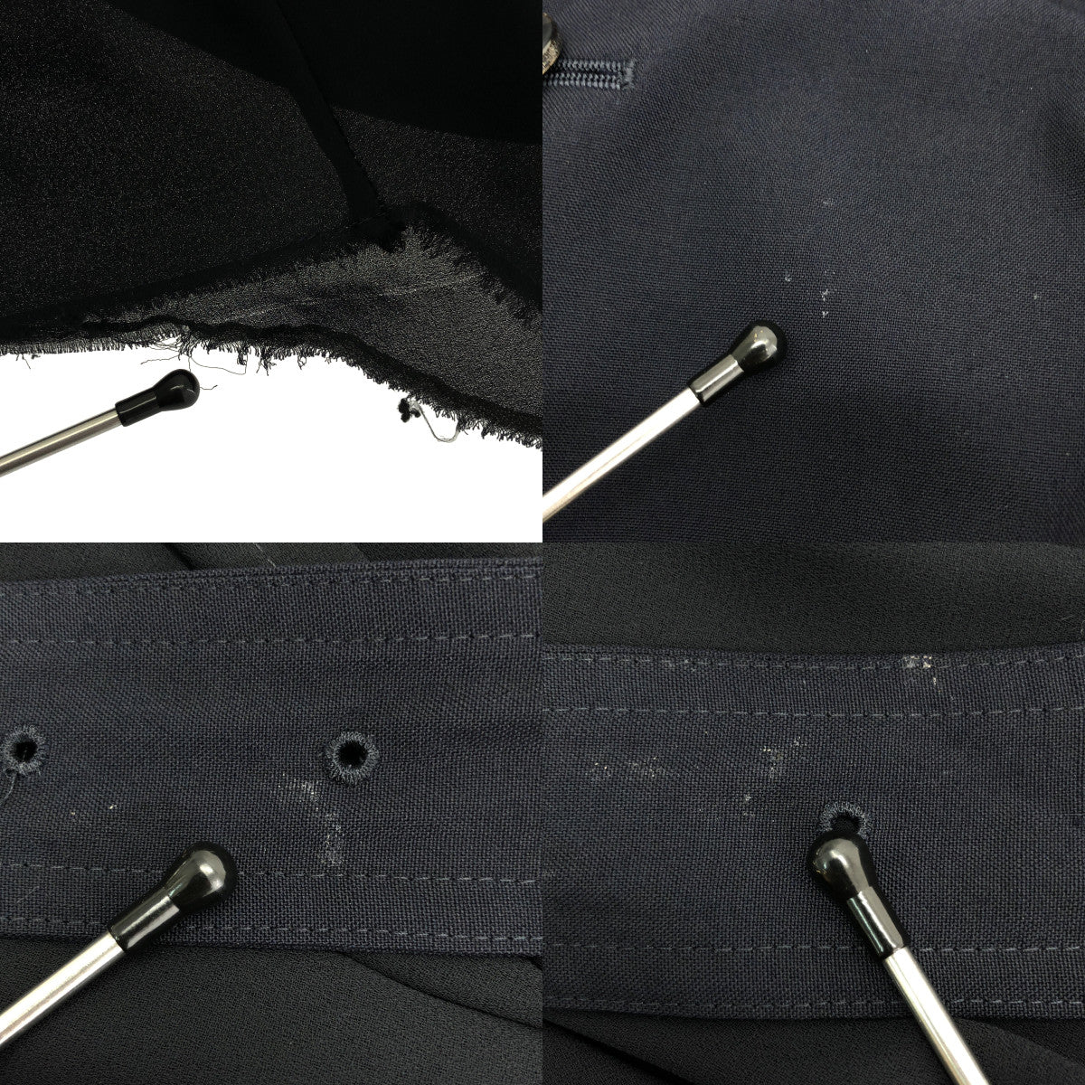 JUNYA WATANABE COMME des GARÇONS / Junya Watanabe | 2011 秋冬 | 雪紡拼接褶飾風衣洋裝 | XS | 女款