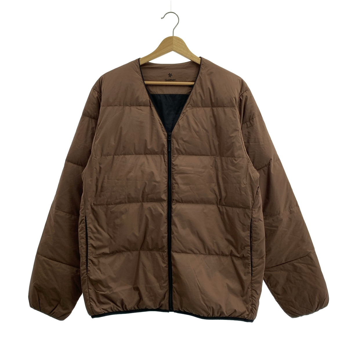 [狀況極佳] Goldwin | Photonic 羽絨開襟衫 | M碼 | 棕色 | 男款