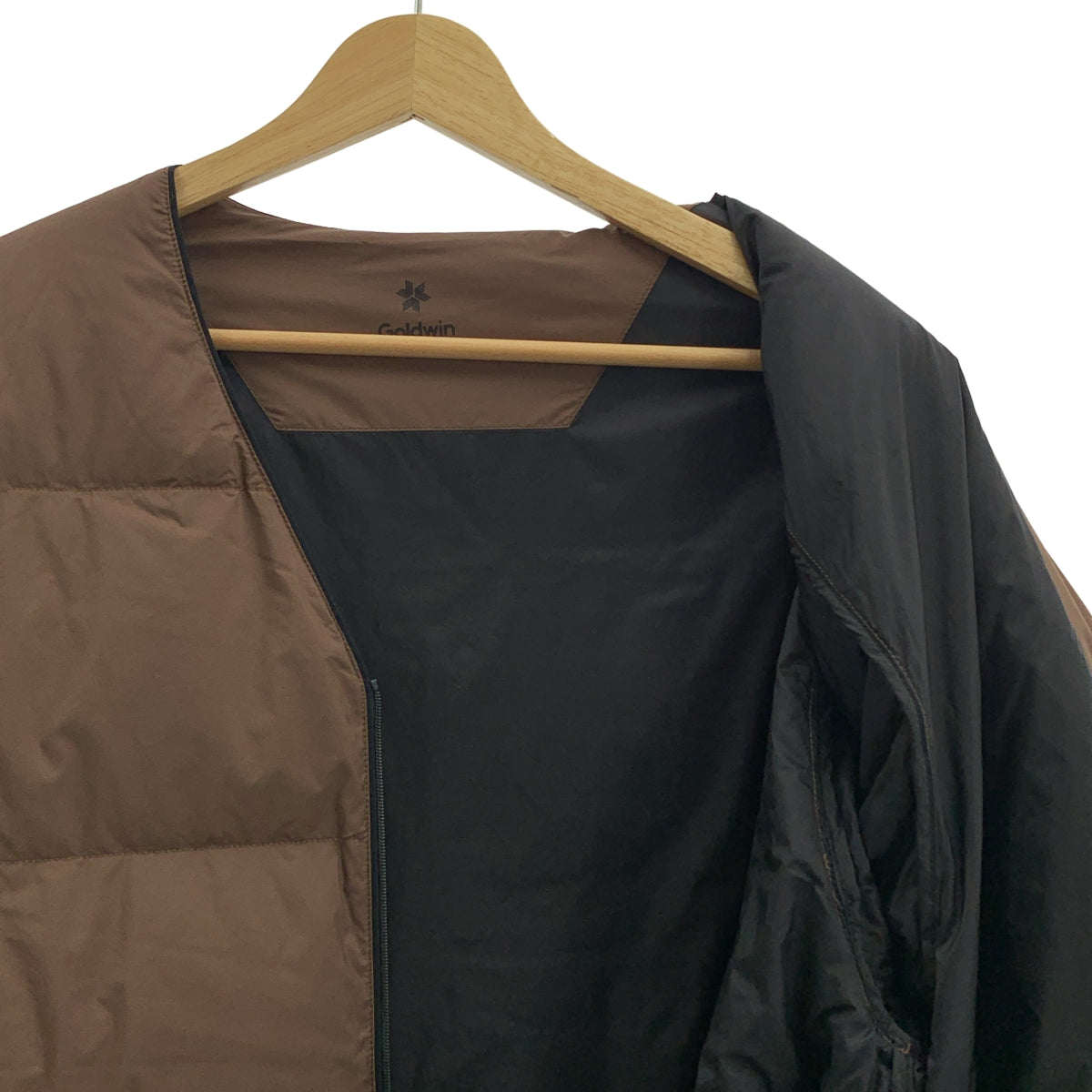 [狀況極佳] Goldwin | Photonic 羽絨開襟衫 | M碼 | 棕色 | 男款