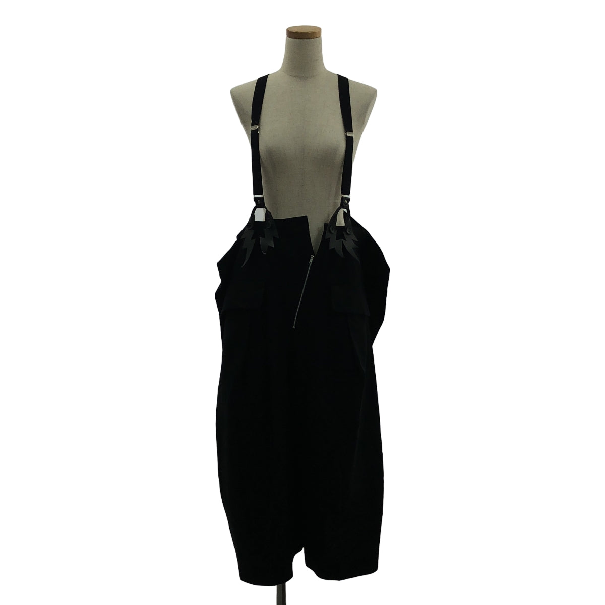 LIMI feu / リミフゥ | 2020-2021AW | サスペンド ワイド トラウザーズ パンツ | S | ブラック | レディース