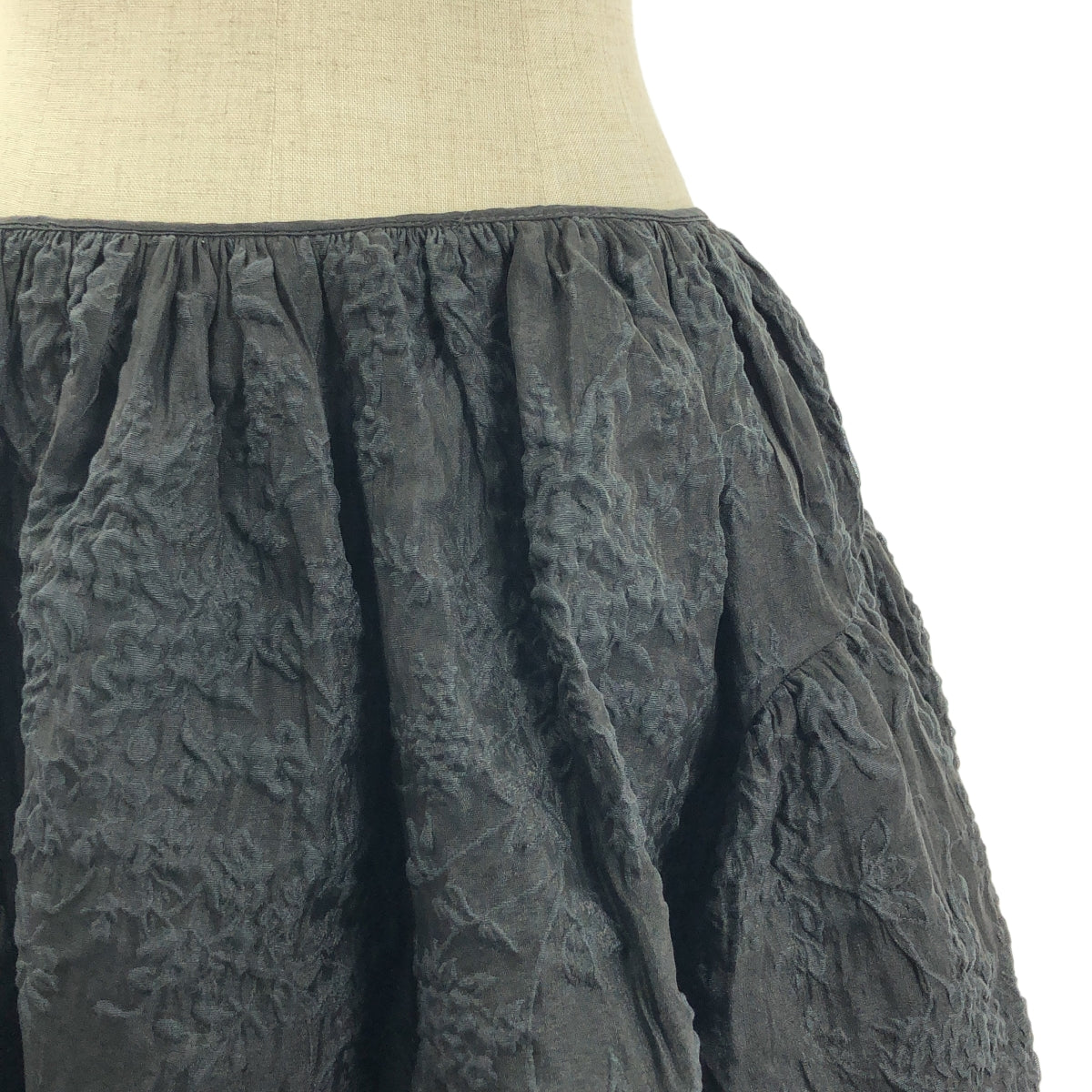 Cecilie Bahnsen / セシリーバンセン | FATOU SKIRT エンボス ロングスカート | UK8 | ブラック | レディース