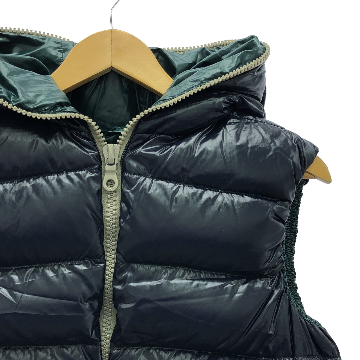 DUVETICA | ARISTEO Down Vest | 46 | Navy/Green | Men's