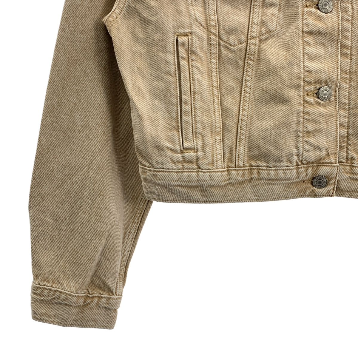 Levi's SHRUNKEN 90 年代卡車司機牛仔夾克（棕色）- 女款，M 碼