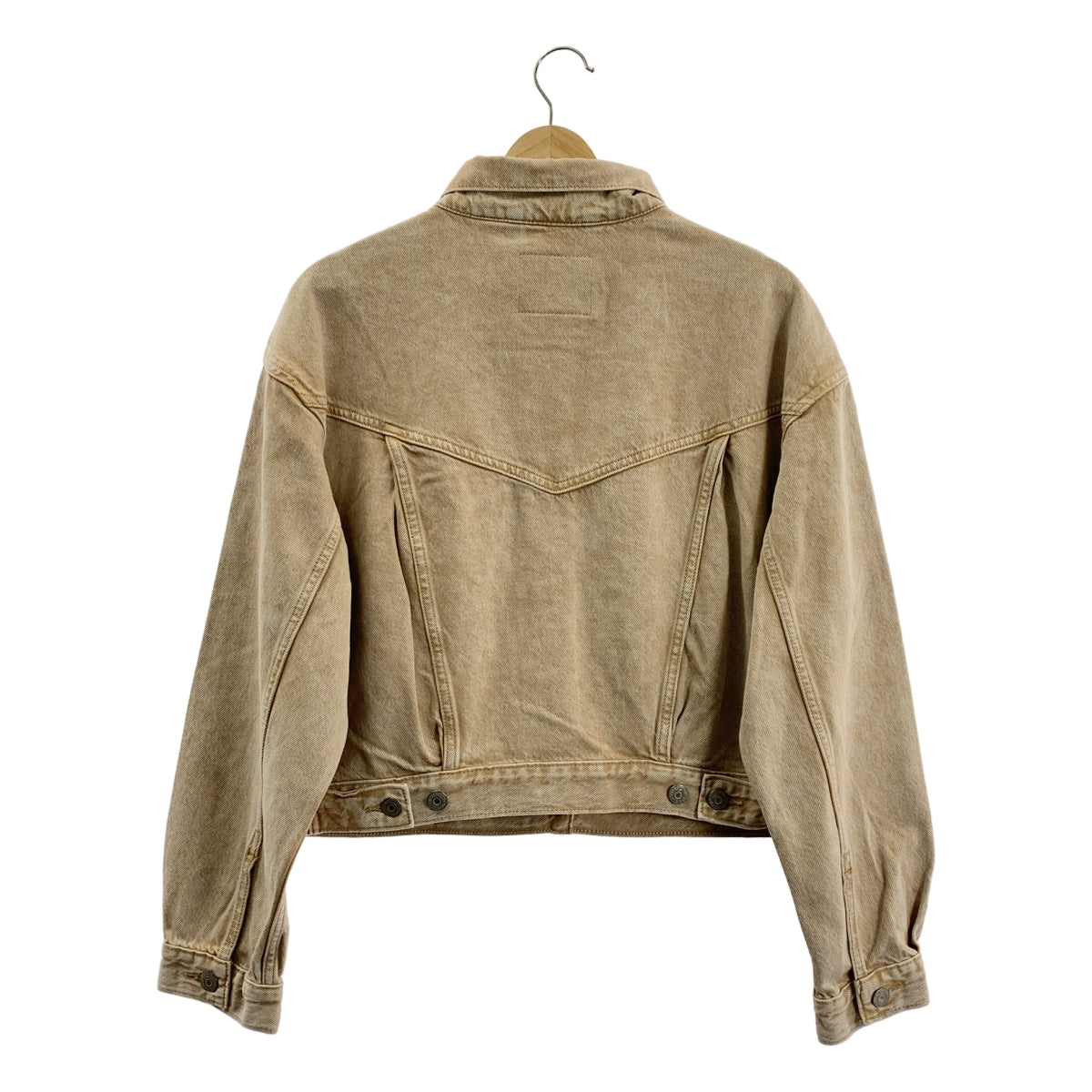 Levi's SHRUNKEN 90 年代卡車司機牛仔夾克（棕色）- 女款，M 碼