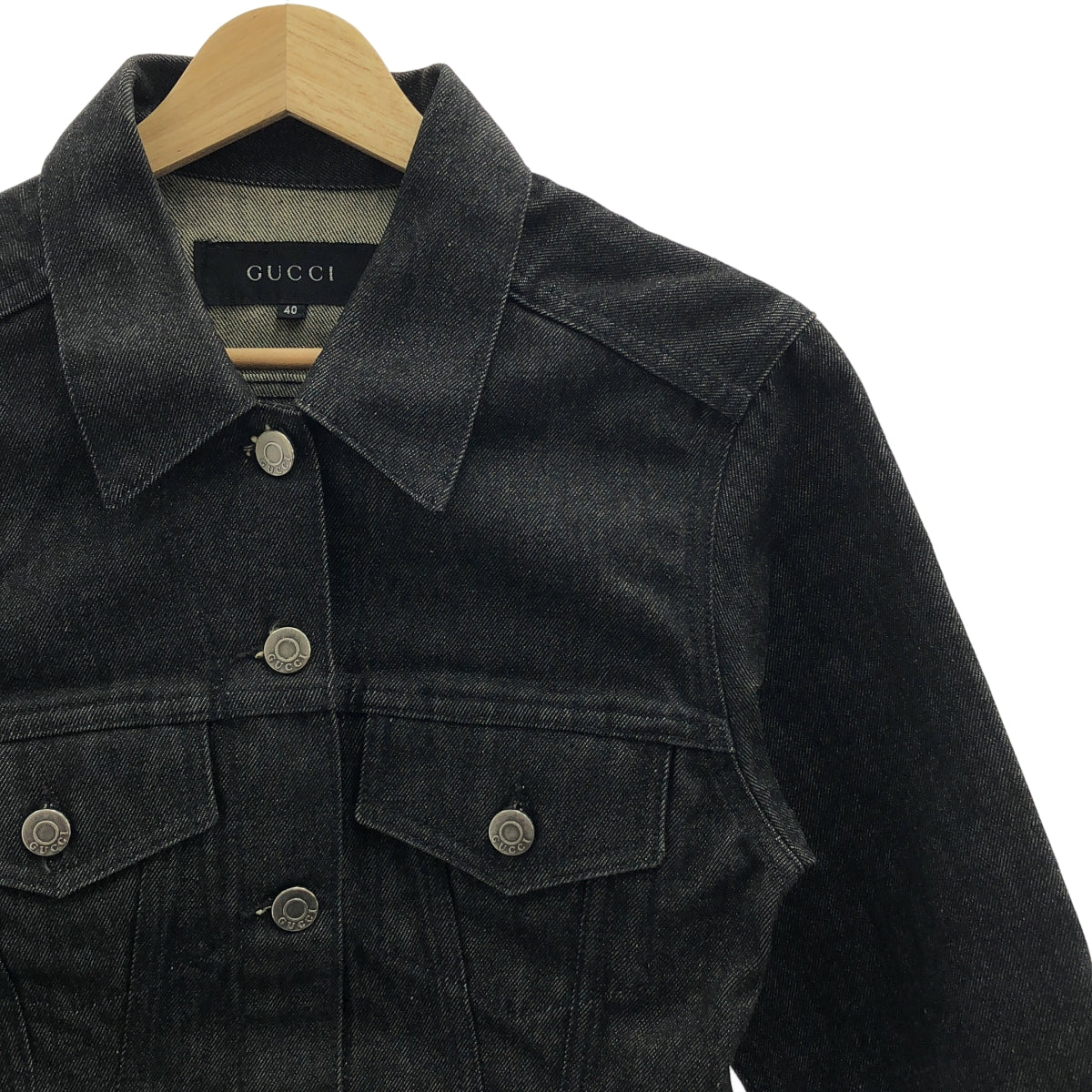 GUCCI / グッチ | トムフォード期 シェリーライン デニムジャケット | 40 |