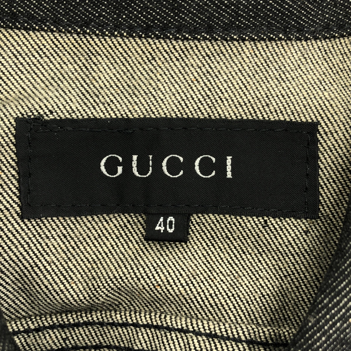 GUCCI / グッチ | トムフォード期 シェリーライン デニムジャケット | 40 |