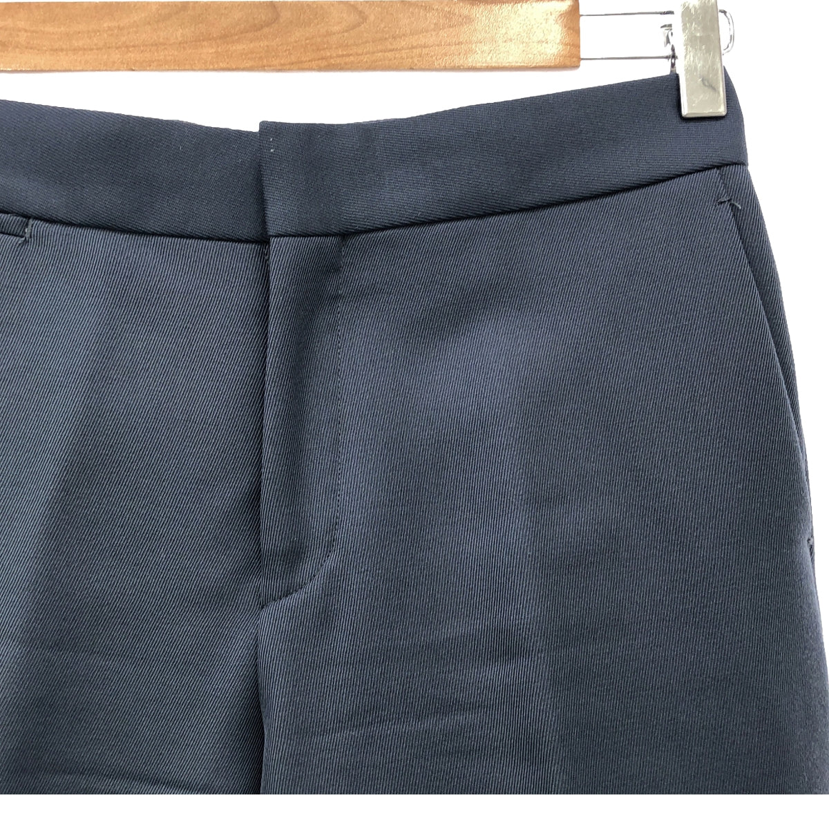 [狀況良好] 抽屜 |羊毛馬海毛斜紋基本款褲子 |尺寸 34 |藍色 |女性的