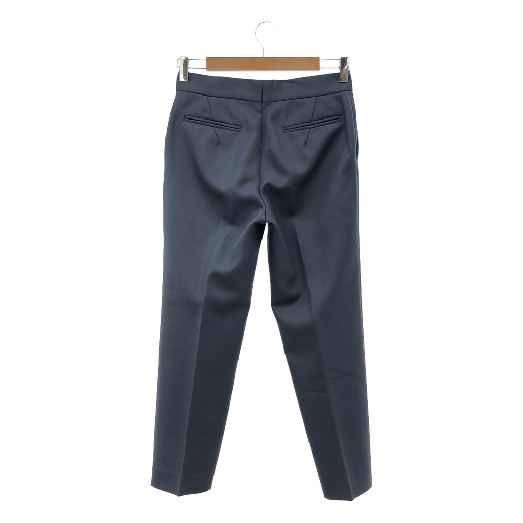 【미품】 Drawer / 드로워 | 모직 모헤야 능직 기본 바지 | 34 | 블루 시스템 | 여성