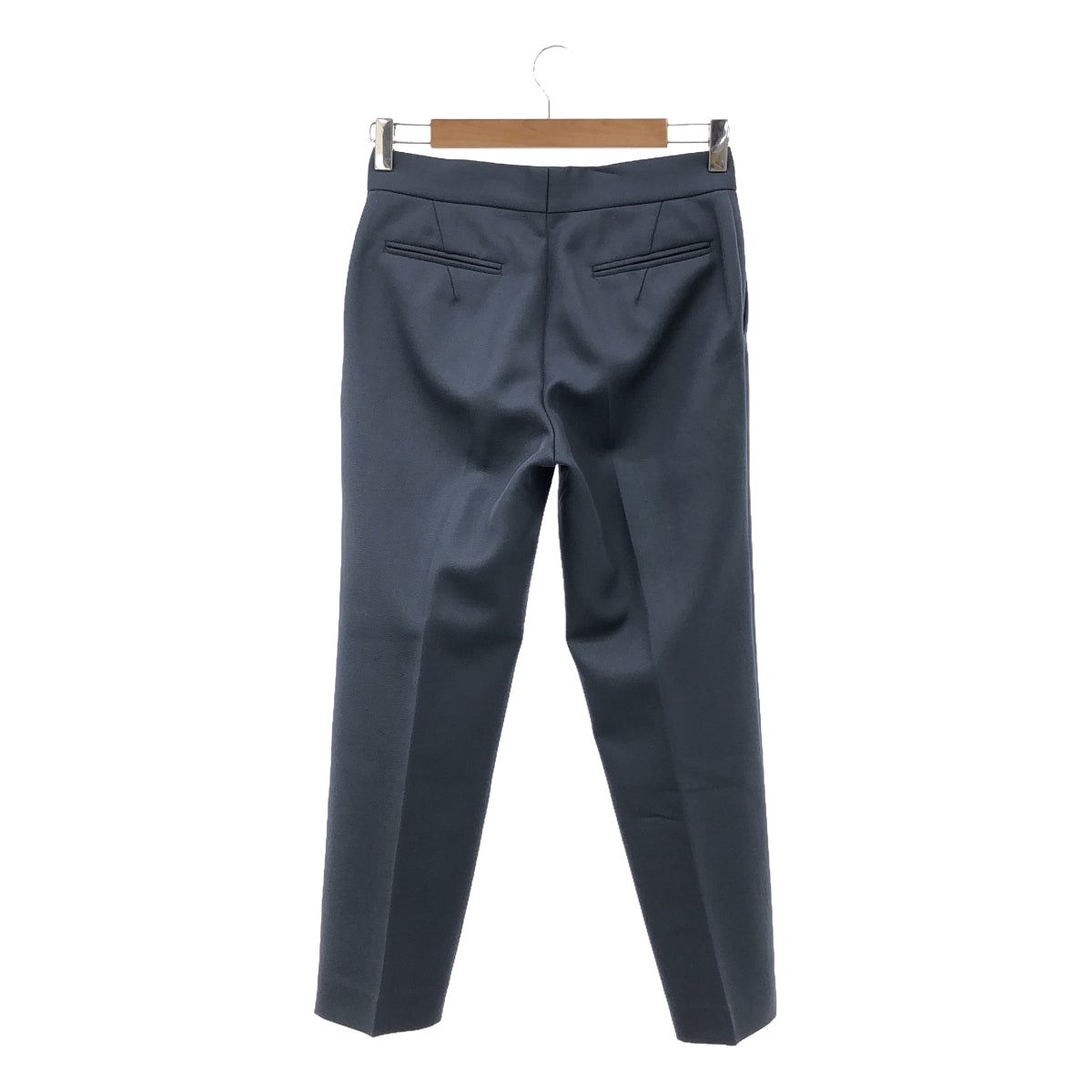 [狀況良好] 抽屜 |羊毛馬海毛斜紋基本款褲子 |尺寸 34 |藍色 |女性的