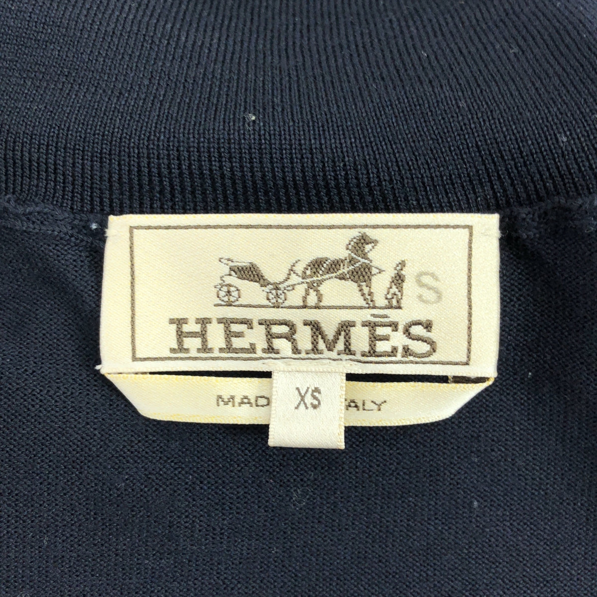 HERMES / 헤르메스 | 울 로봇 터틀넥 니트 | XS | 남성