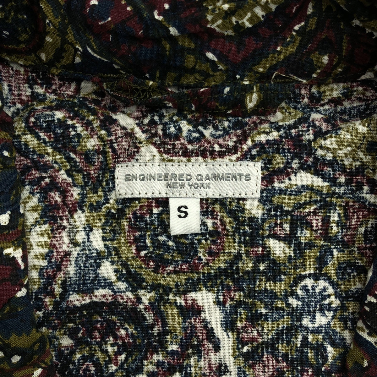 【新品】  Engineered Garments / エンジニアドガーメンツ | 2023SS | LOITER JACKET COTTON BATIK バティック柄 ロイタージャケット | S | オリーブ | メンズ