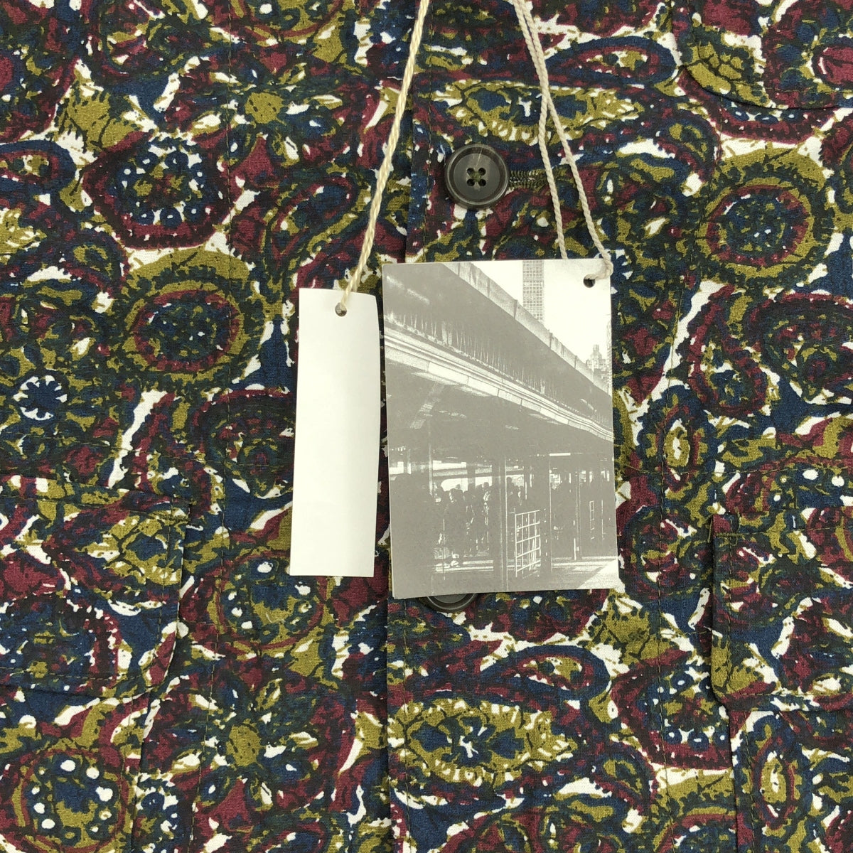 [新品] Engineered Garments | 2023 春夏 | Loiter 棉質蠟染外套 | S 碼 | 橄欖綠 | 男款