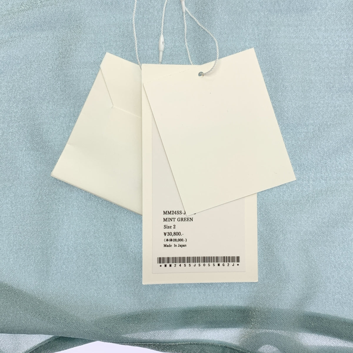 Mame Kurogouchi / 마메쿠로고우치 | 2024SS | Lame Jersey Cropped Sheer Top / 라메 저지 탑스 | 2 |