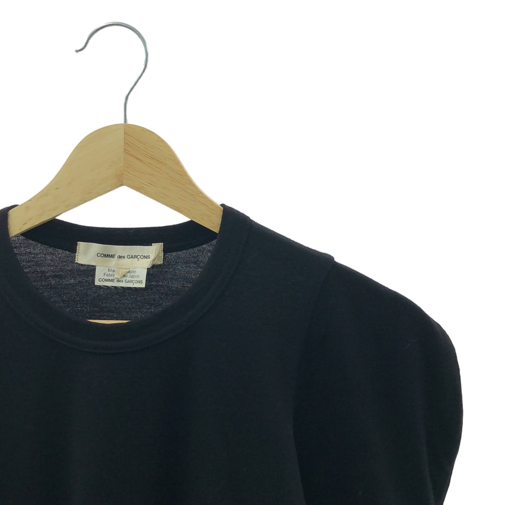 COMME des GARCONS / 컴데 갤슨 | 2019AW | 울 숄더 디자인 롱 슬리브 컷소우 | S | 블랙 | 여성