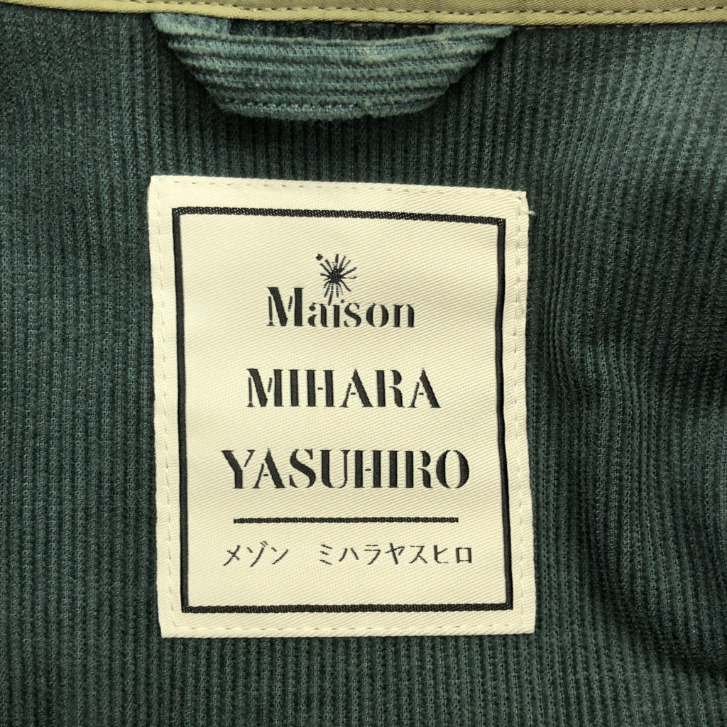 Maison MIHARA YASUHIRO / メゾンミハラヤスヒロ | コーデュロイ ドッキング オーバーサイズ シャツ | 44 | メンズ