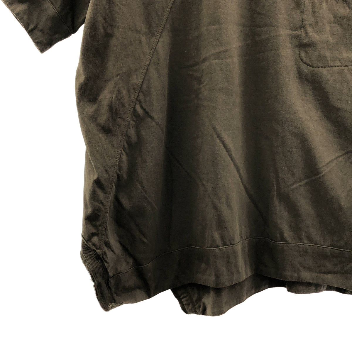 ziggy chen / ジギーチェン | 2025SS | Henley Neck T-Shirt / オーバーシルエット ヘンリーネック Tシャツ カットソー | 44 | メンズ