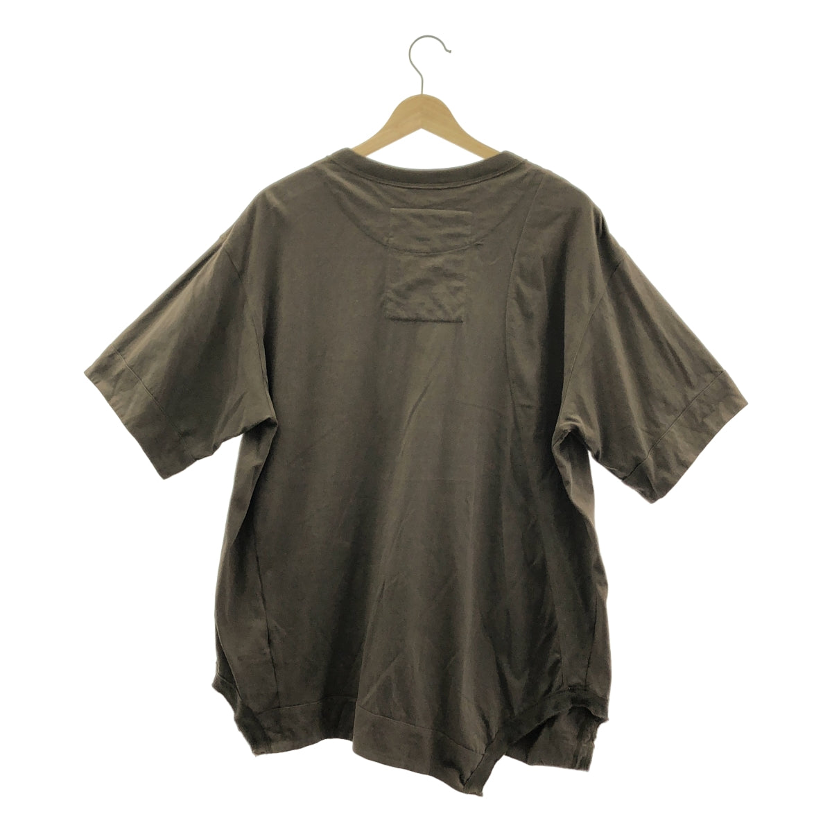 ziggy chen / ジギーチェン | 2025SS | Henley Neck T-Shirt / オーバーシルエット ヘンリーネック Tシャツ カットソー | 44 | メンズ