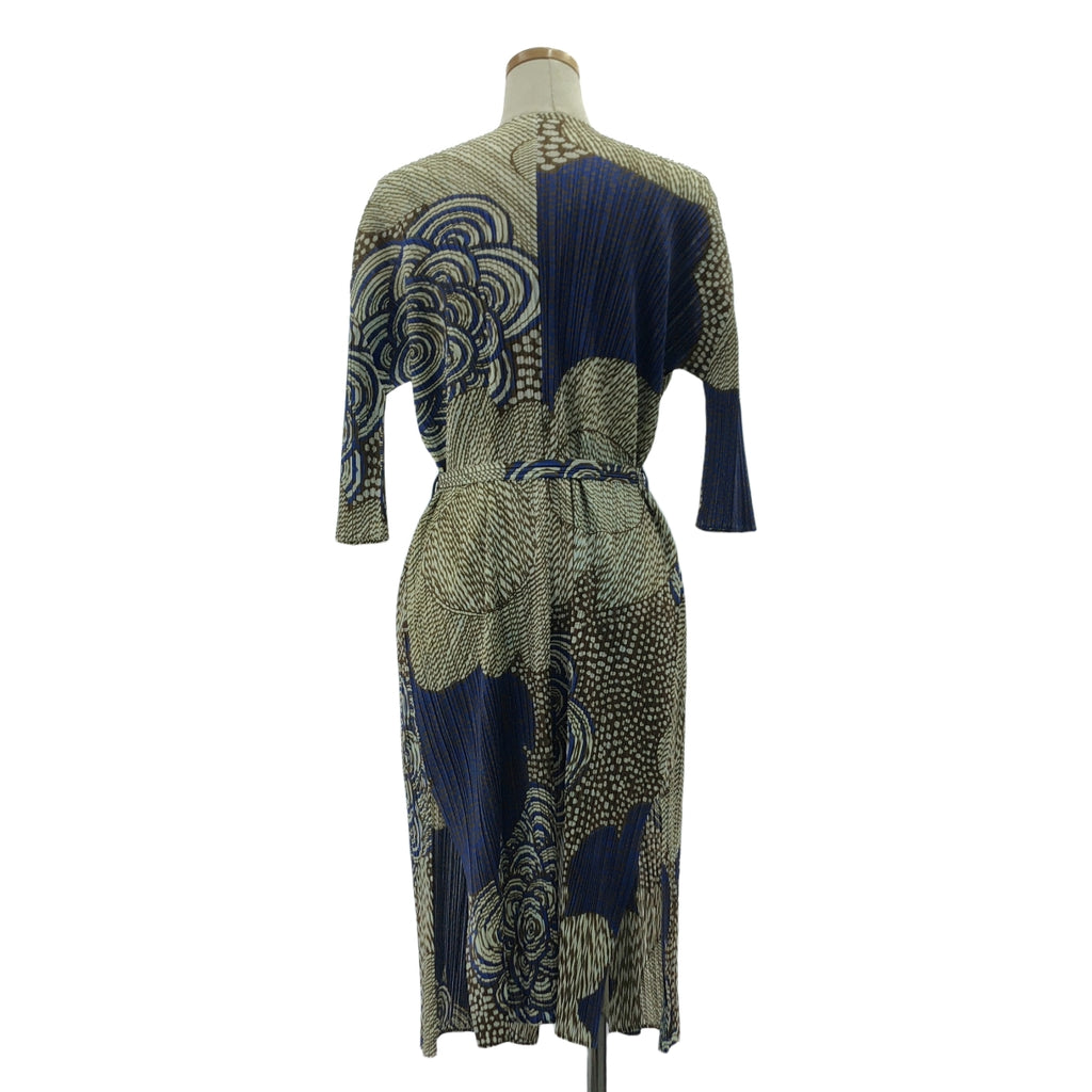 【美品】  PLEATS PLEASE ISSEY MIYAKE / プリーツプリーズイッセイミヤケ | Mass 総柄 プリーツ コート | 2 | マルチカラー | レディース