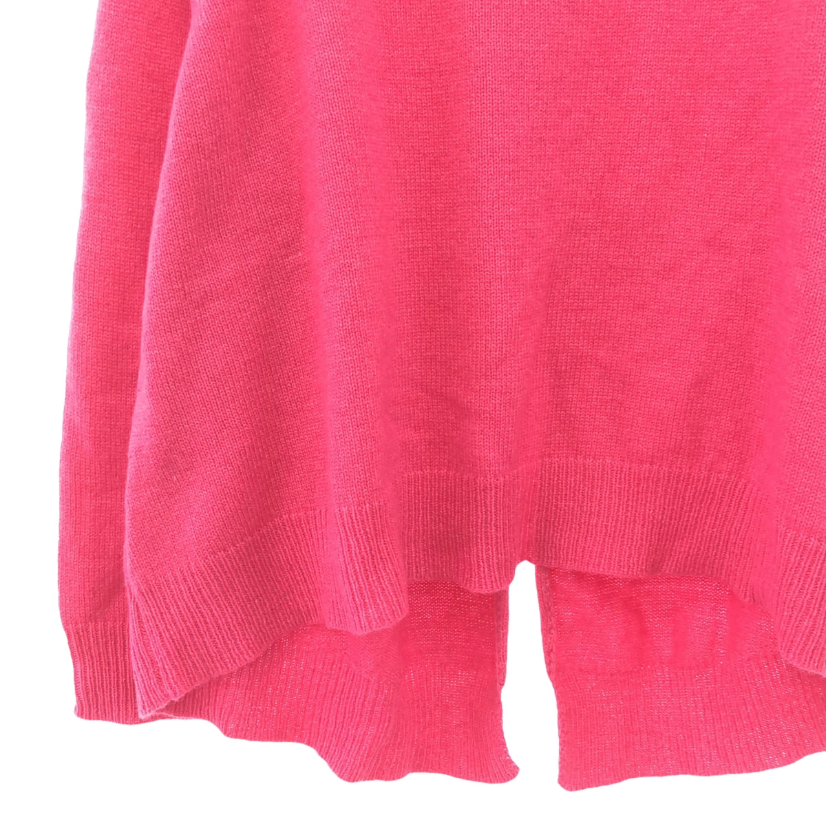 [品相良好] ichi | 圓領羊毛針織套頭衫配圍巾 | F | 粉紅色 | 女款