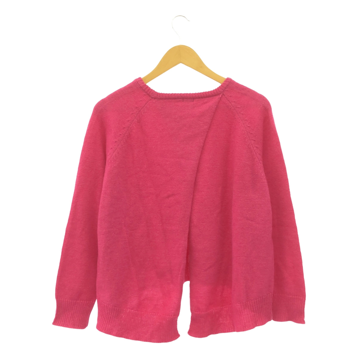 [品相良好] ichi | 圓領羊毛針織套頭衫配圍巾 | F | 粉紅色 | 女款