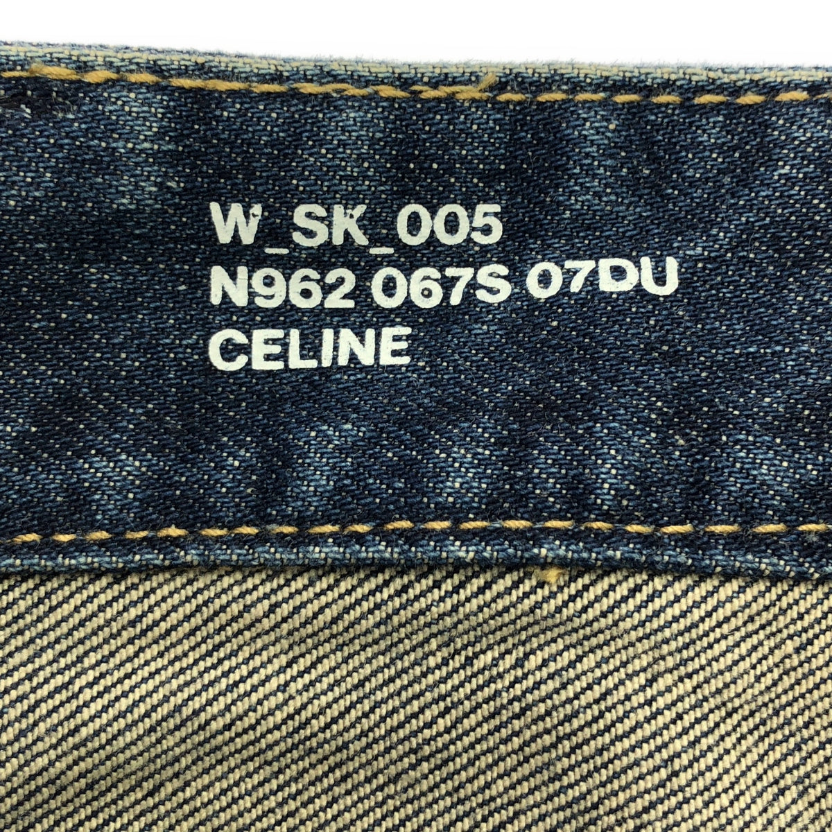 席琳 | W SK 005 / N962 067S 07DU 牛仔緊身褲 | 26 |靛藍 |女性的